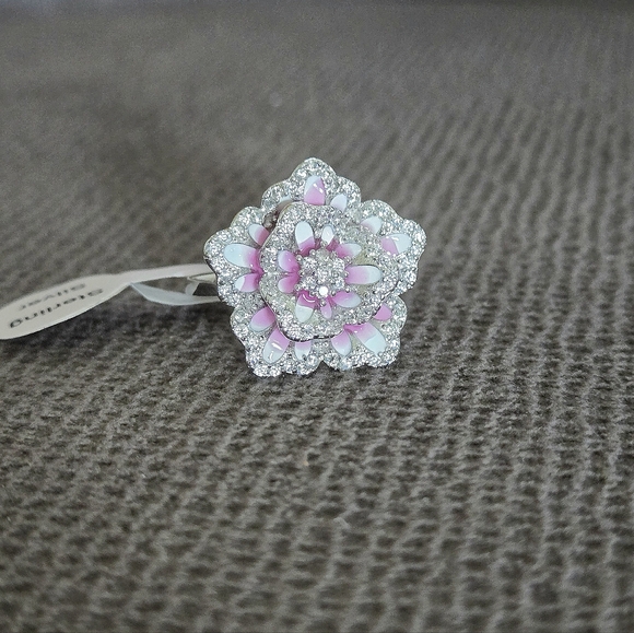 Cote d' Argent Jewelry - Cote d' Argent Enamel Flower🌸 Ring💍 - NWT
